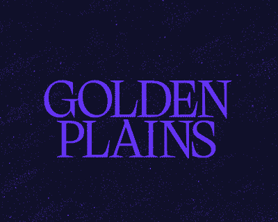 Golden Plains tickets blurred poster image