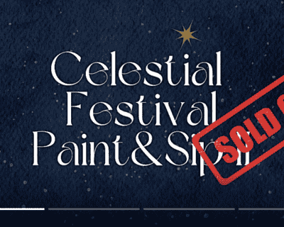 Celestial Paint and Sip II (Sunday) tickets blurred poster image