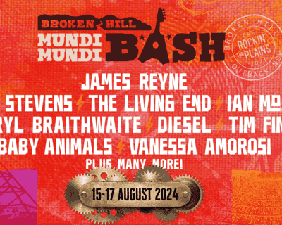 Mundi Mundi Bash 2024 tickets blurred poster image