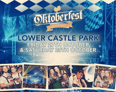 Oktoberfest Colchester 2023 tickets blurred poster image