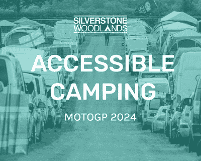 Accessible Camping at MotoGP 2024 tickets blurred poster image