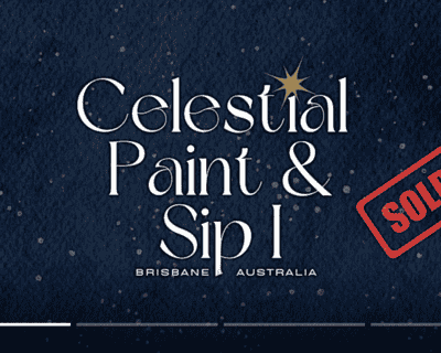 Celestial Paint and Sip I (Saturday) tickets blurred poster image