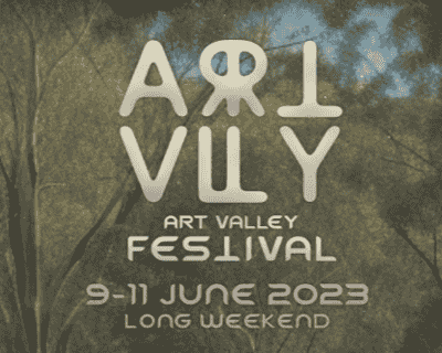 Art Valley Festival 2023 tickets blurred poster image