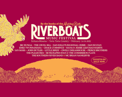 Riverboats Music Festival 2025 tickets blurred poster image