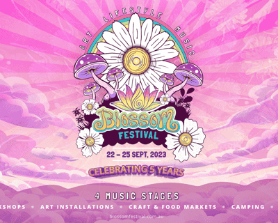 Blossom Festival 2023 tickets blurred poster image