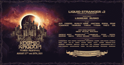 Kosmic Kingdom Music Festival 2021 - Aug 27th  &  28th  - Des Moines, IA tickets blurred poster image