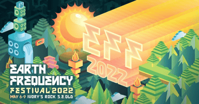 Earth Frequency Festival 2022 tickets blurred poster image