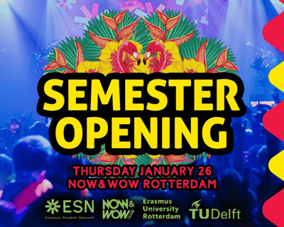 Semester Opening Rotterdam tickets blurred poster image