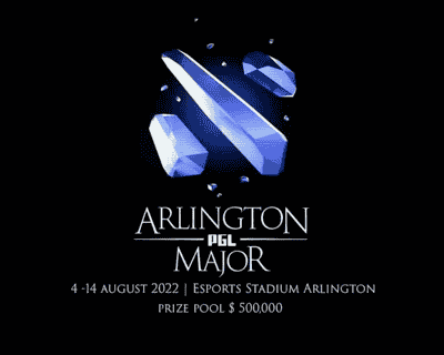 Dota 2 Arlington Major tickets blurred poster image