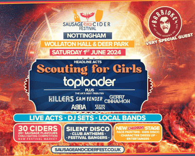 Sausage and Cider Festival - Nottingham 2024 tickets blurred poster image