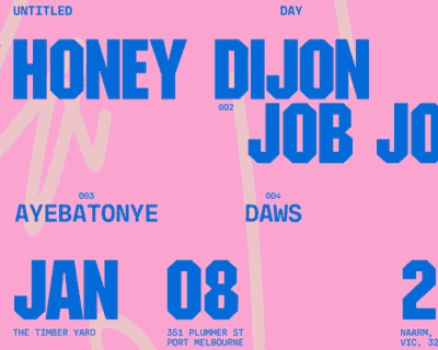 Untitled Day Party Featuring Honey Dijon & Job Jobse tickets blurred poster image