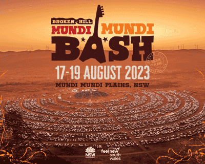 Mundi Mundi Bash tickets blurred poster image