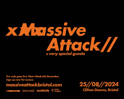 Massive Attack tickets blurred poster image