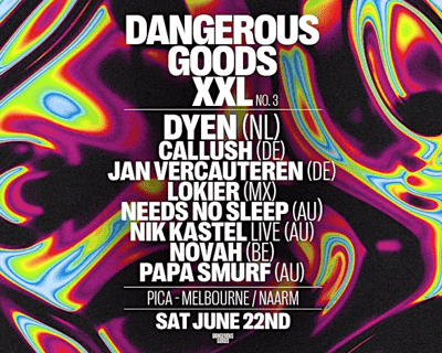 Dangerous Goods XXL No.3 tickets blurred poster image