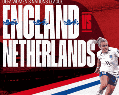 England vs Netherlands - Women's Nations League tickets blurred poster image