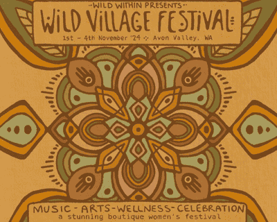 Wild Village Festival 2024 tickets blurred poster image