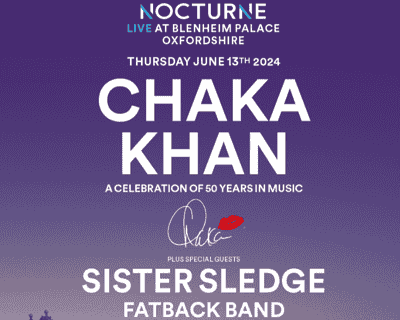 Nocturne Live - Chaka Khan & Sister Sledge tickets blurred poster image