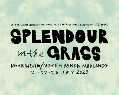 Splendour in the Grass 2023 tickets blurred poster image