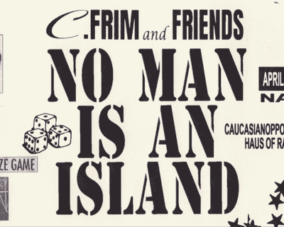 C.FRIM tickets blurred poster image
