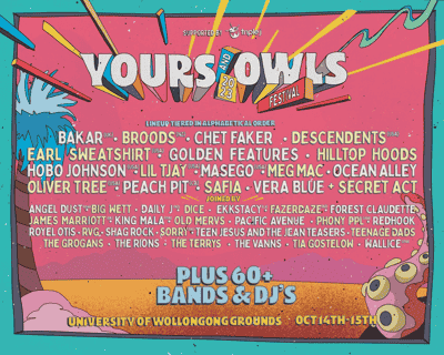 Yours & Owls Festival tickets blurred poster image