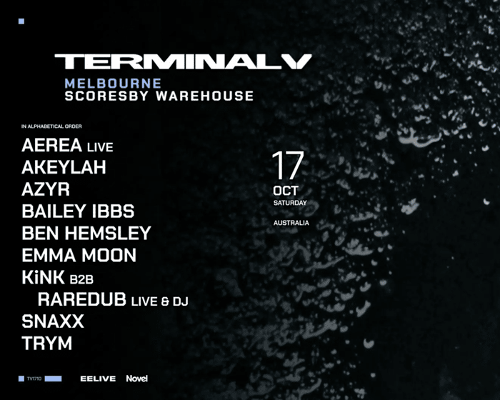 Terminal V Melbourne tickets
