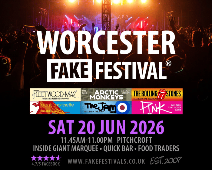 Worcester Fake Festival 2026 tickets