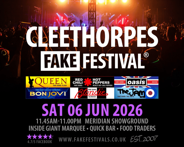 Cleethorpes Fake Festival 2026 tickets