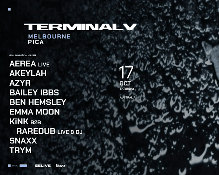 Terminal V Melbourne tickets