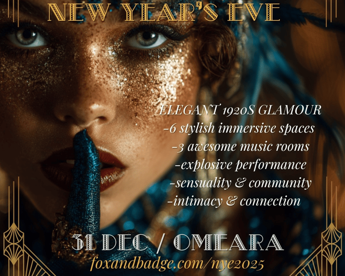 Fox&Badge Bright Precious Things NYE tickets