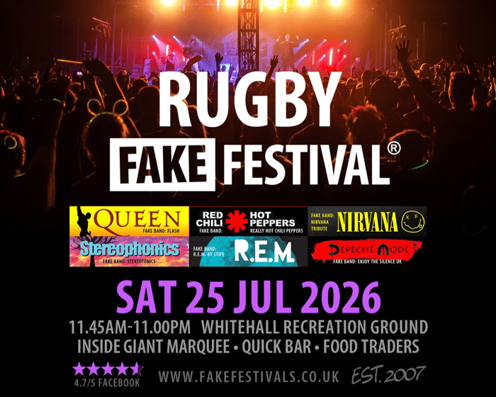 Rugby Fake Festival 2026 tickets