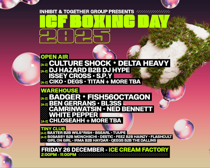 ICF Boxing Day 2025 tickets