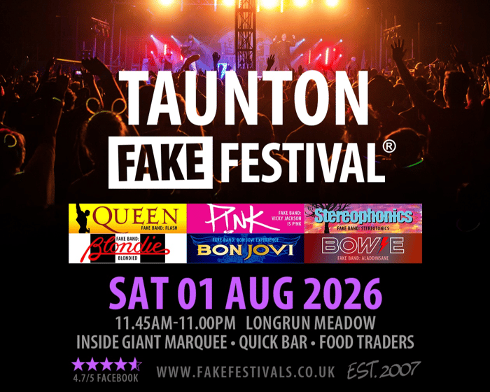 Taunton Fake Festival 2026 tickets