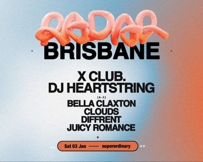 RADAR BRISBANE — 2026 tickets