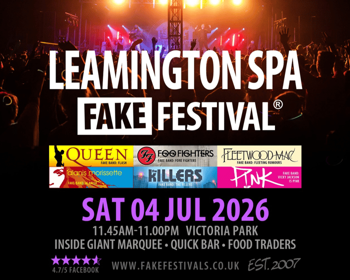 Leamington Spa Fake Festival 2026 tickets
