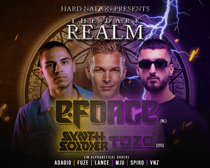 The Dark Realm featuring E-force, Synthsoldier & Toza tickets