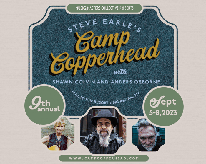 Steve Earle's Camp Copperhead 2023 tickets