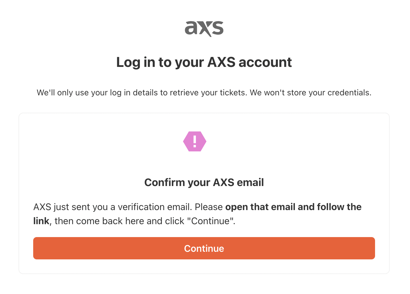 Sell AXS tickets | Tixel