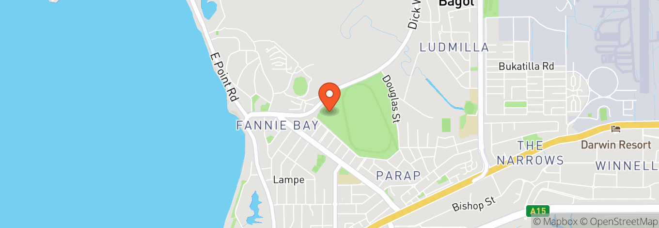 Map of Darwin Turf Club