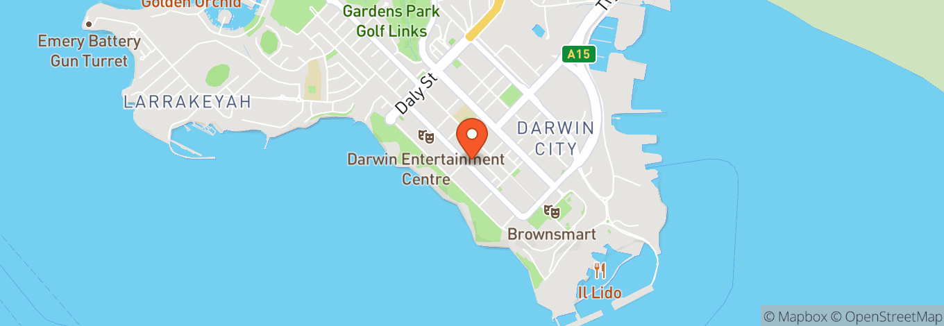 Map of Aluna Nightclub & Lounge