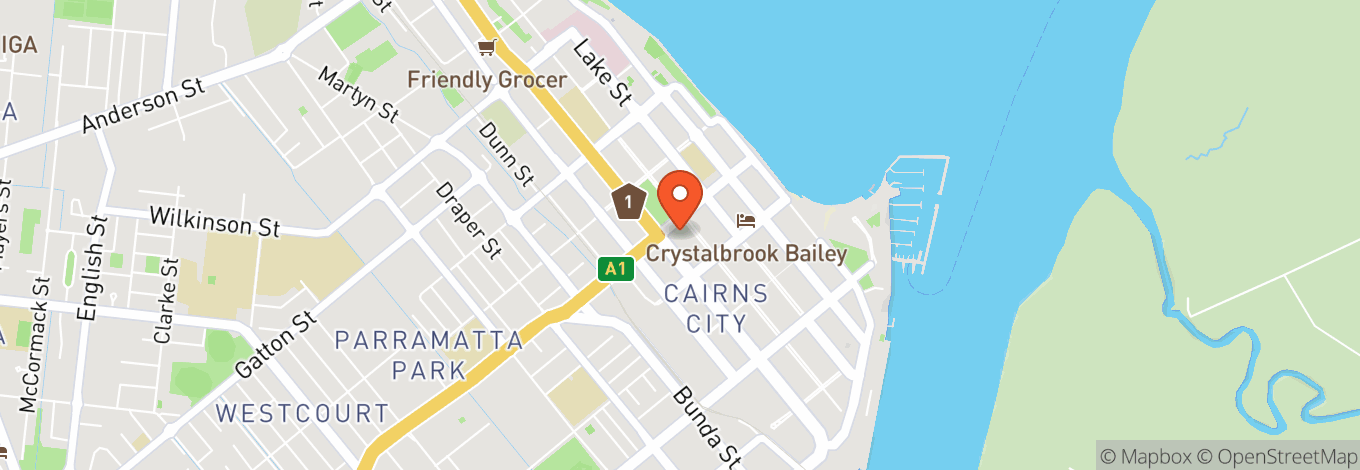 Map of Cairns Performing Arts Centre (Cpac)