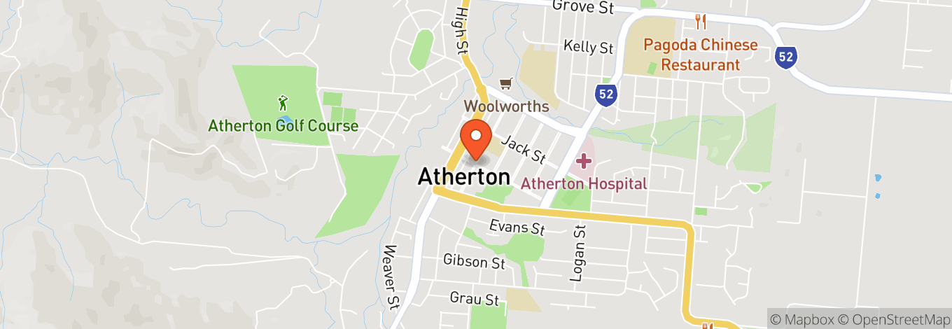 Map of Atherton Hotel
