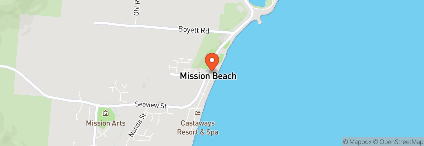 Map of Mission Beach Blues Bar And Cafe