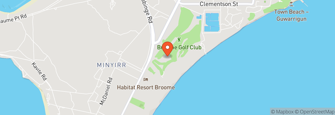 Map of Broome Golf Club