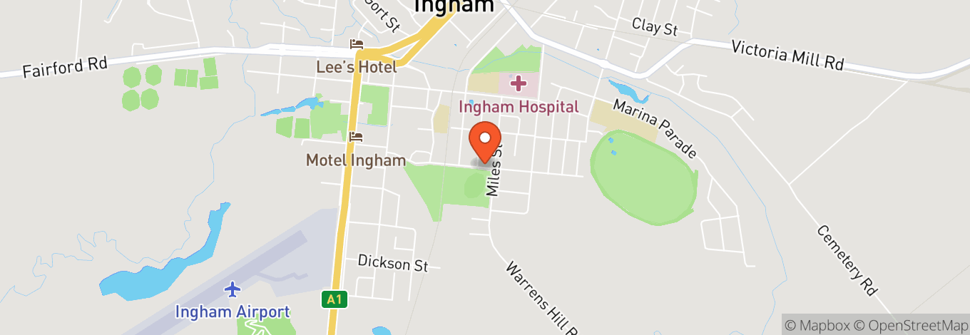 Map of Ingham Showgrounds