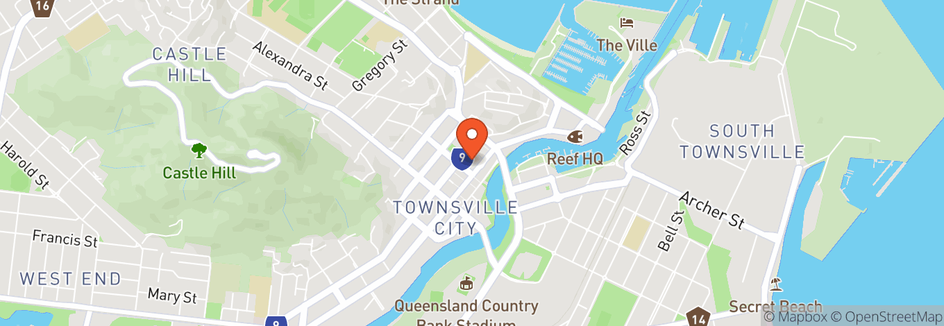 Map of Townsville