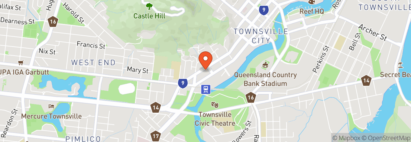 Map of Mansfield Hotel