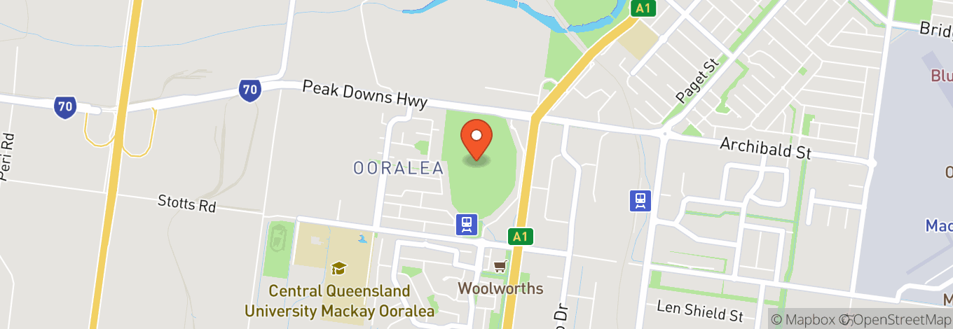 Map of Mackay Turf Club