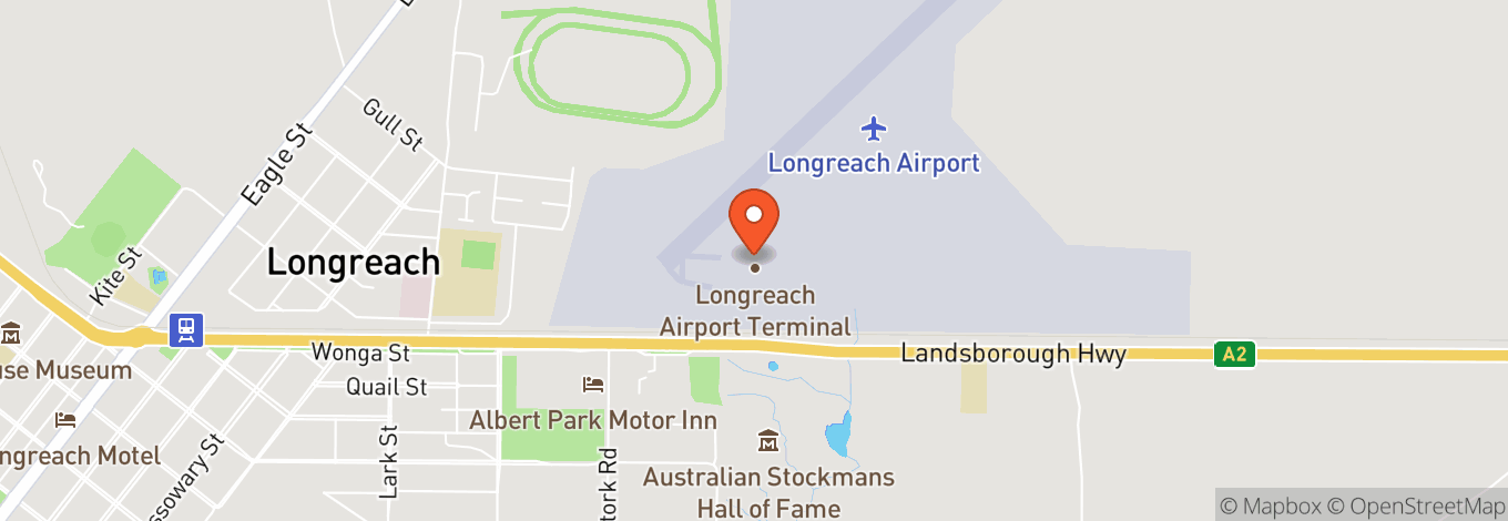 Map of Qantas Founders Museum