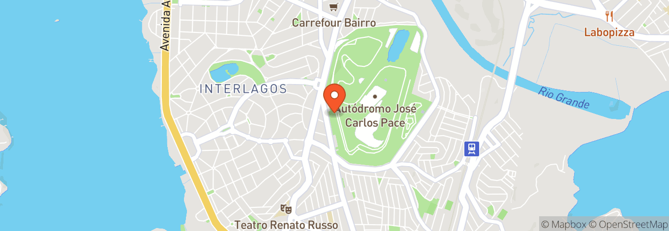Map of Interlagos Circuit