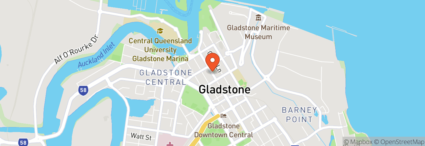 Map of Gladstone Entertainment Convention Centre (Gecc)